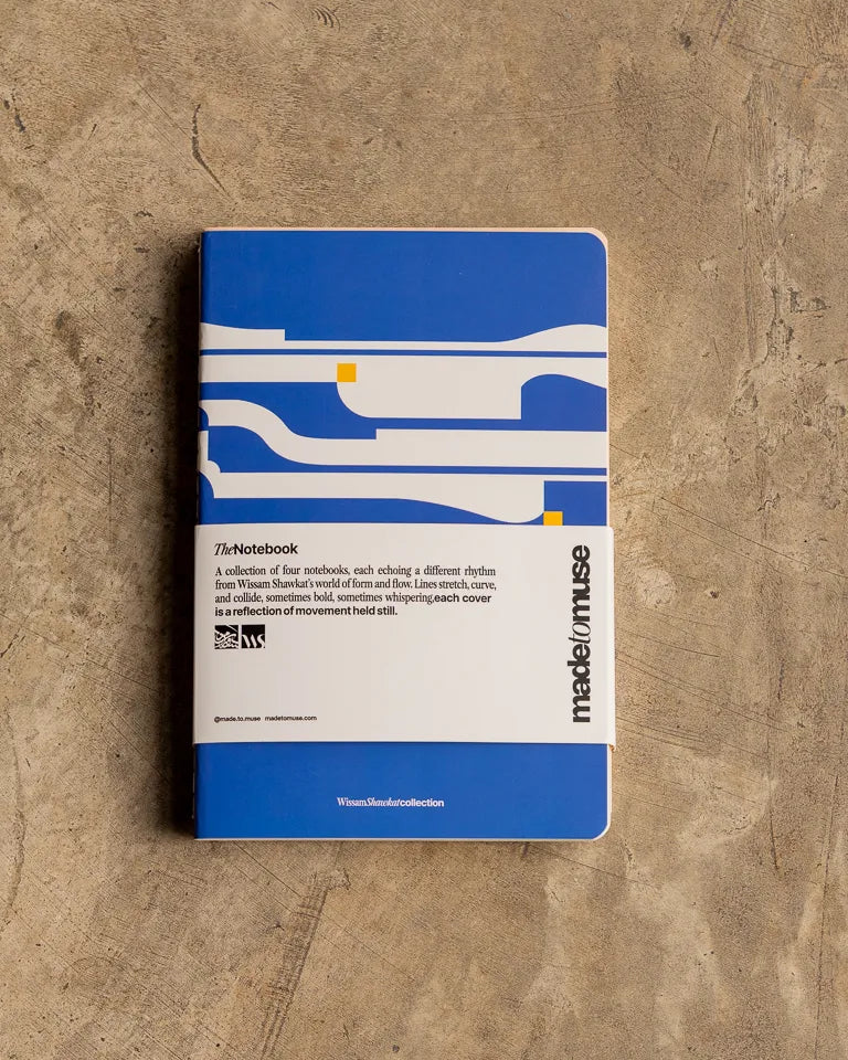 The Notebooks by Wissam Shawkat — calligraphy art journal set with Arabic letterform covers